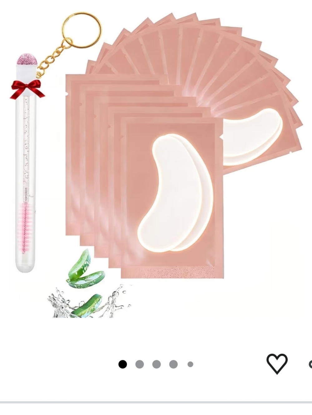 Hydrogel Under Eye Pads for Lash Extensions - 50 Pairs